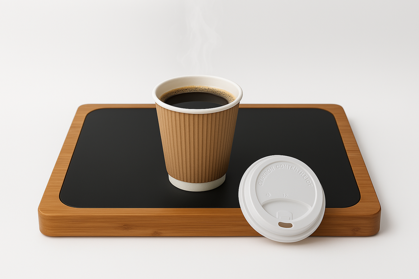 12 oz Ripple wall Cup Black (Lids sold separately)
